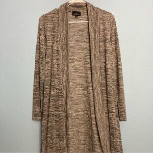Active Long Cardigan - Grey Heathered - Medium